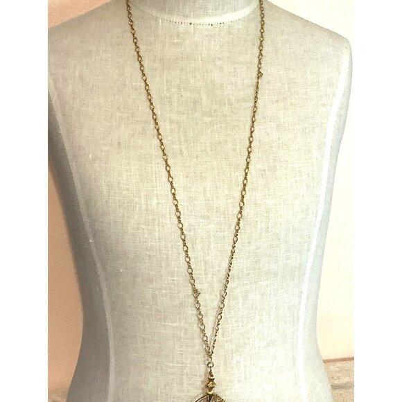 Gold 14kt GF Wire Wrapped Pietersite Pendant Artisan Handmade Gemstone Necklace - Picture 8 of 9